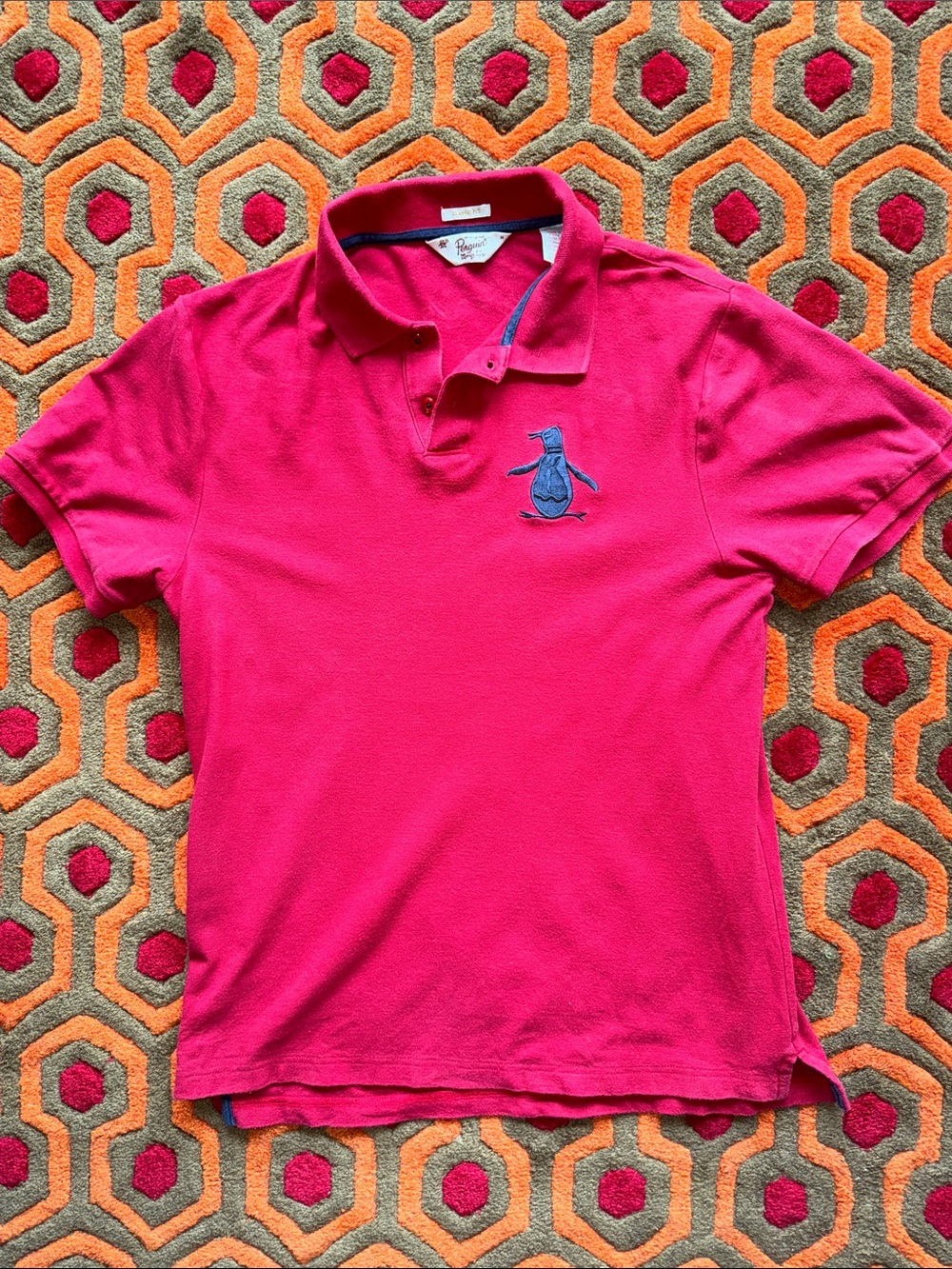 MAKE OFFER! Original Penguin Red polo shirt Men's Medium Munsingwear